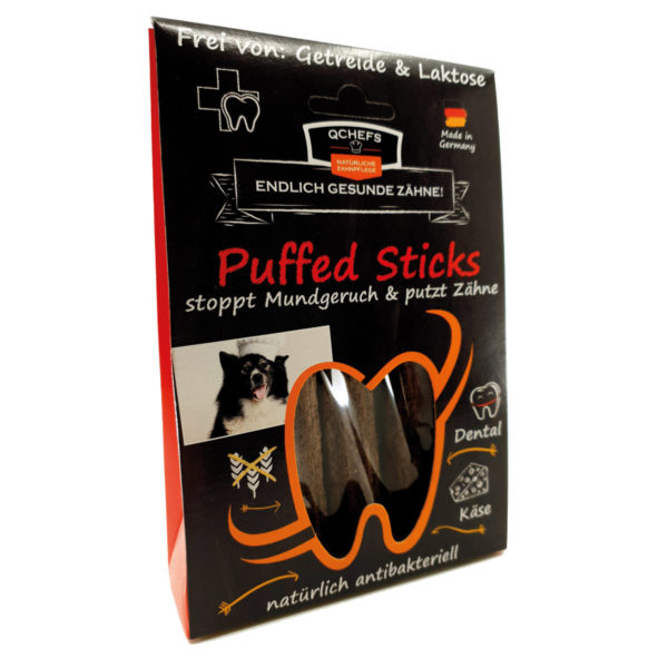 Puffed Sticks für die Zahnpflege beim Hund