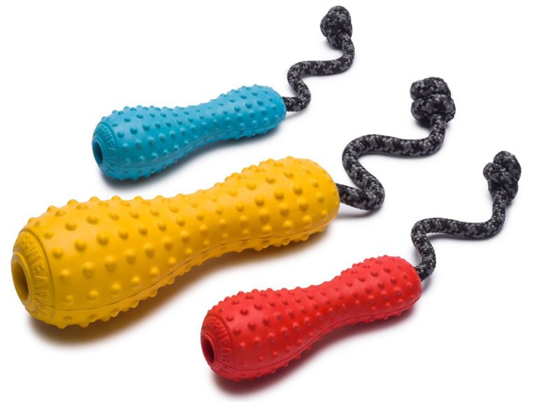 Wasserspielzeug für den Hund Gourdo Fling Tug Fetch in Gelb • UNIQUE DOG