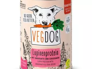 Hundefutter vegan für sensible Hunde: "Sensitive" von VEGDOG