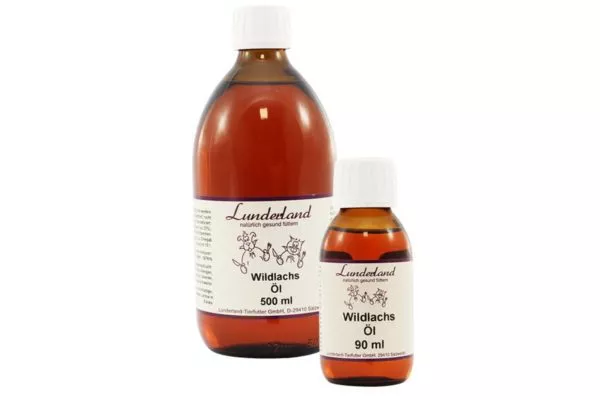 Wildlachsöl für Hunde: 500 ml von Lunderland