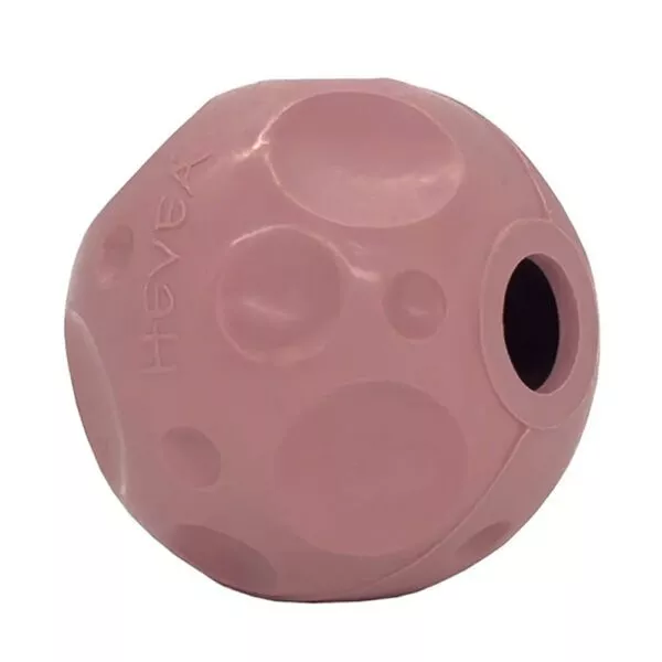 Spielball für Hunde aus Naturkautschuk in Altrosa - plastikfrei, frei von Zusätzen