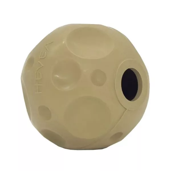 Spielball für Hunde aus Naturkautschuk in Olivgrün