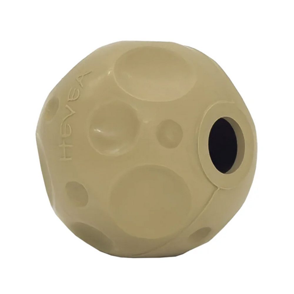 Spielball für Hunde aus Naturkautschuk in Olivgrün