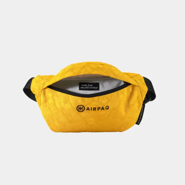 Gassitasche in Gelb mit Vordertasche