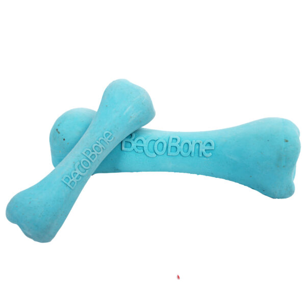 Beco Hundespielzeug Knochen in Blau