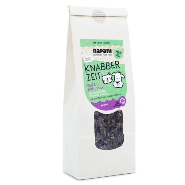 Trockenfleisch für den Hund: Wildfleisch mit Kürbis von napani