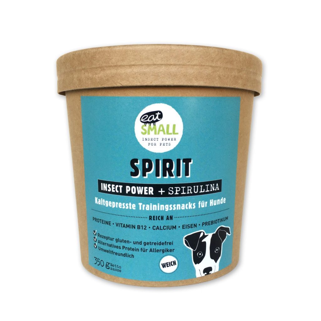 Insekten Leckerli für den Hund Spirit von eat small • UNIQUE DOG