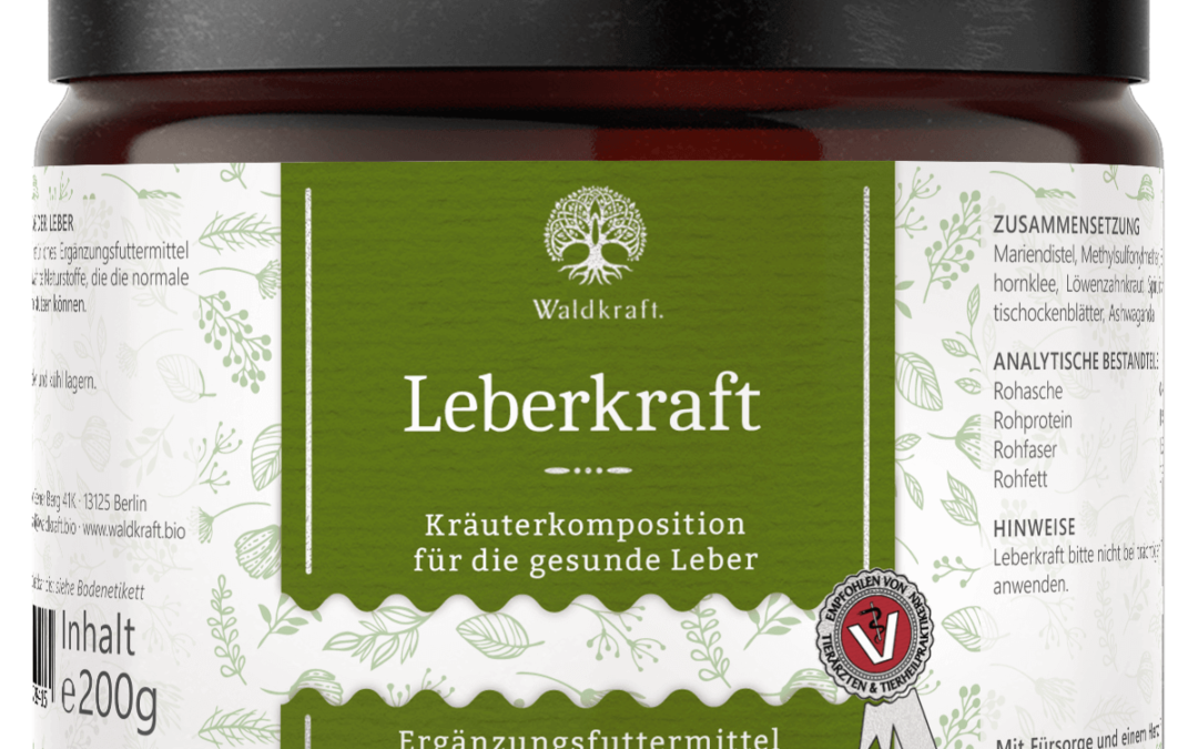 Leberkraft – Kräutermischung bei Lebererkrankung für Hund und Katze