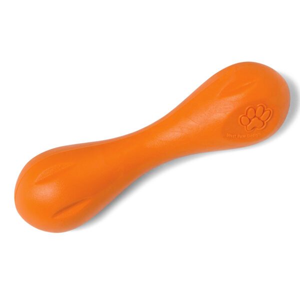 Hundespielzeug Knochen - West Paw in Orange