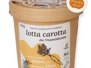 Bio Hundeleckerli "Lotta Carotta" mit Kürbis