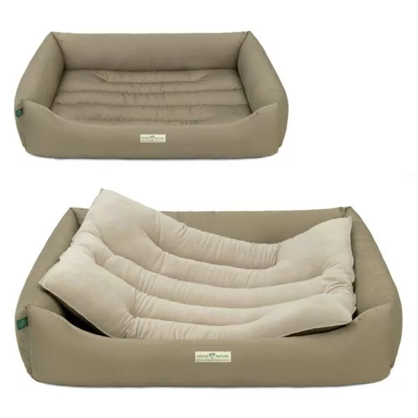 Weiches Hundebett "Luzern" von Hound and Nature in Beige